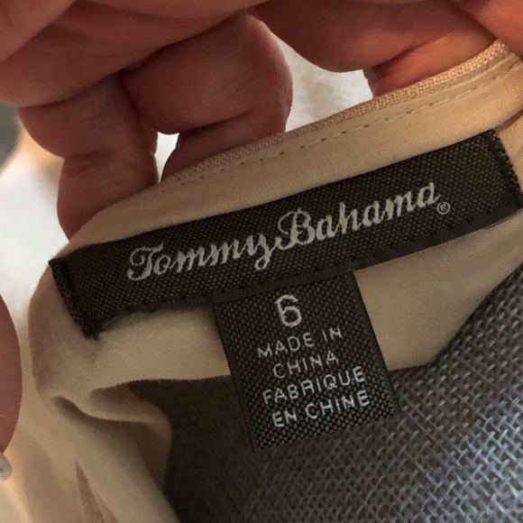 🕛 TOMMY BAHAMA BEAUTIFUL TAN SKIRT SIZE 6 LOOKS LIKE NEW - Picture 6 of 6